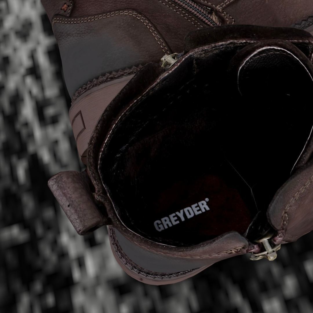 GREYDER - 3D BOOTS Low-poly 3D model_11