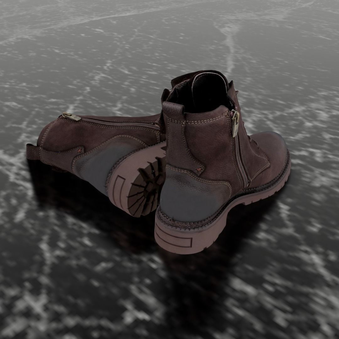 GREYDER - 3D BOOTS Low-poly 3D model_6