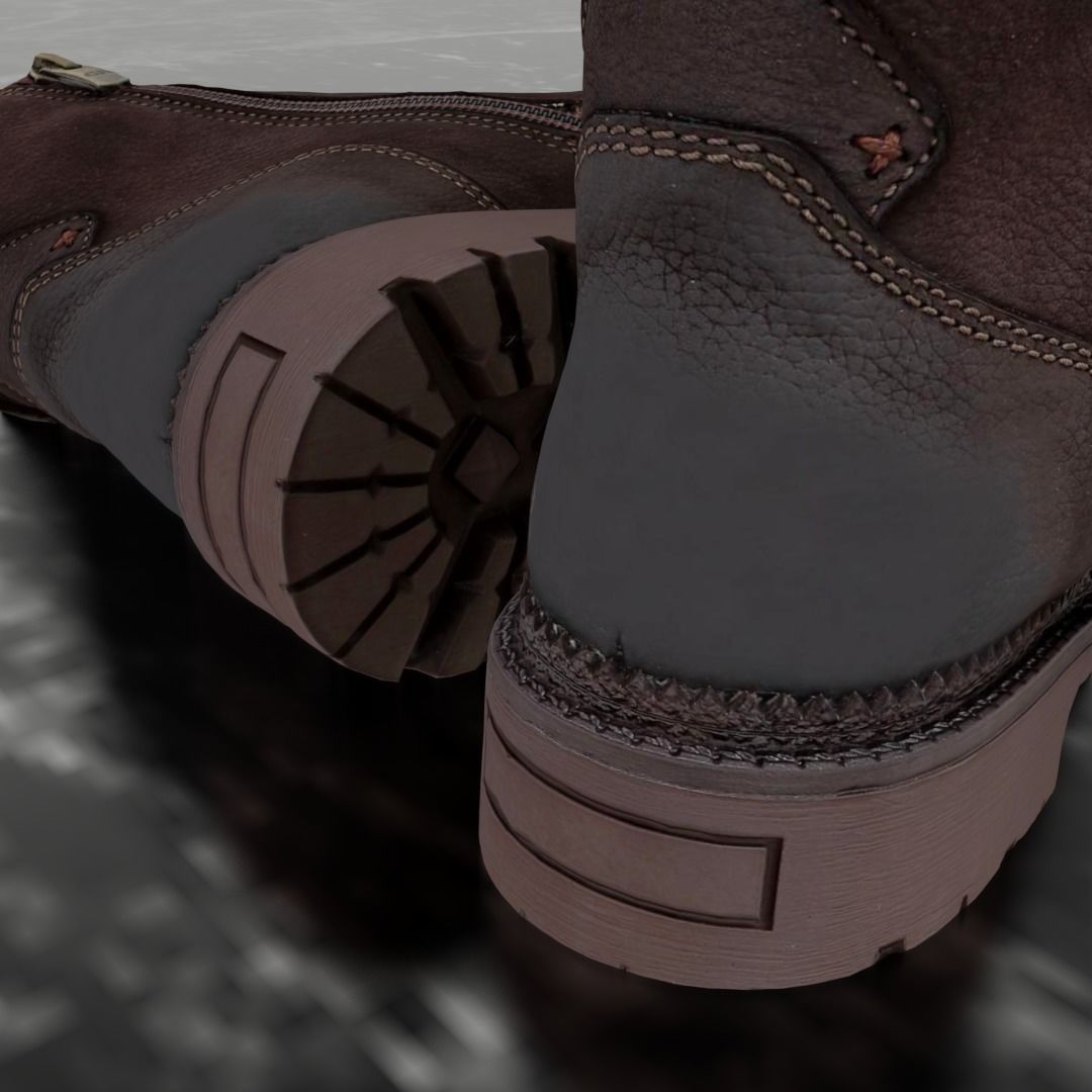 GREYDER - 3D BOOTS Low-poly 3D model_9