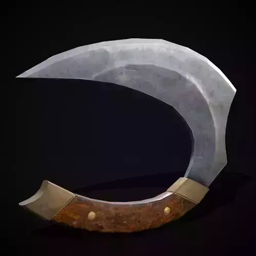 Anselm Herb Knife Low-poly 3D model