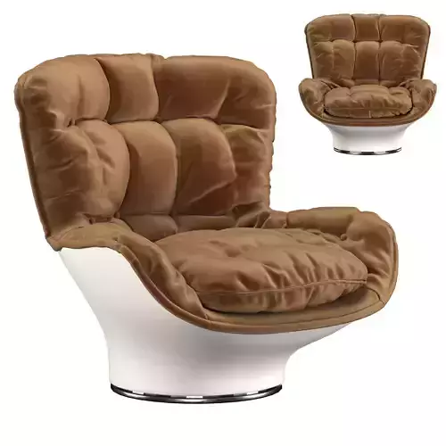 Karate Fiberglass Shell Lounge Chair