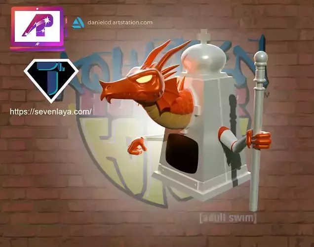 AquaTeen the Chess Dragon