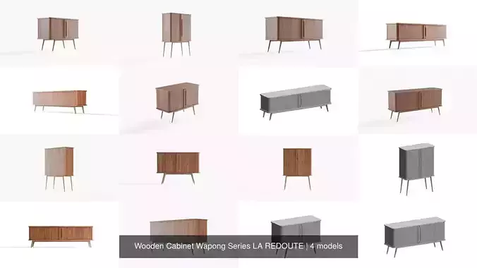  Wooden Cabinet Wapong Series LA REDOUTE