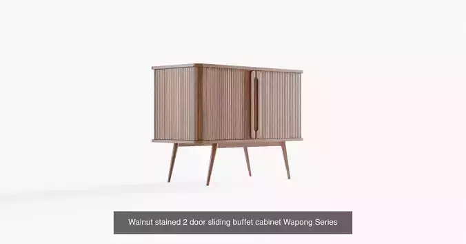  Wooden Cabinet Wapong Series LA REDOUTE 3D Model Collection