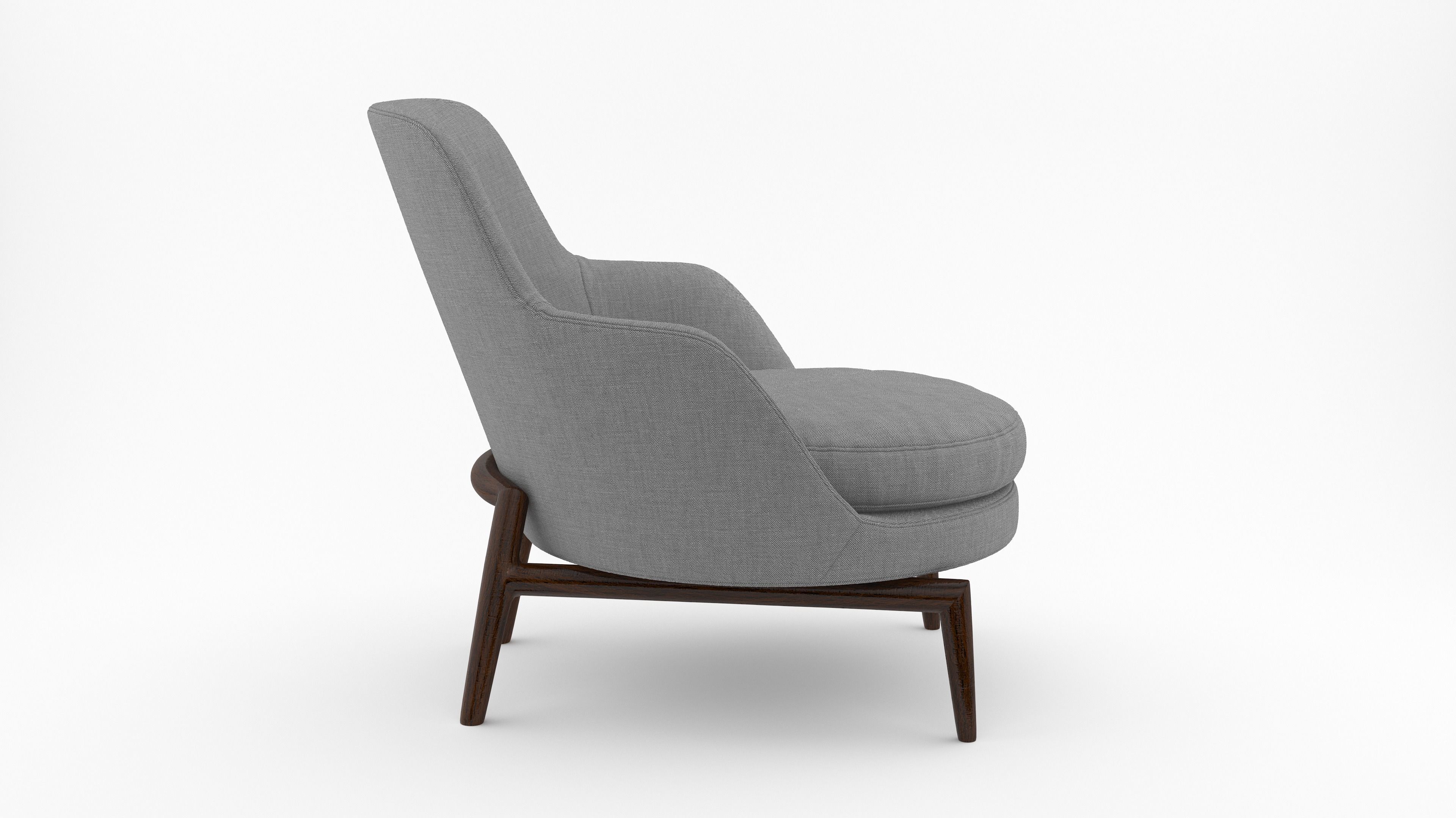 Leda Armchair 3D model_6