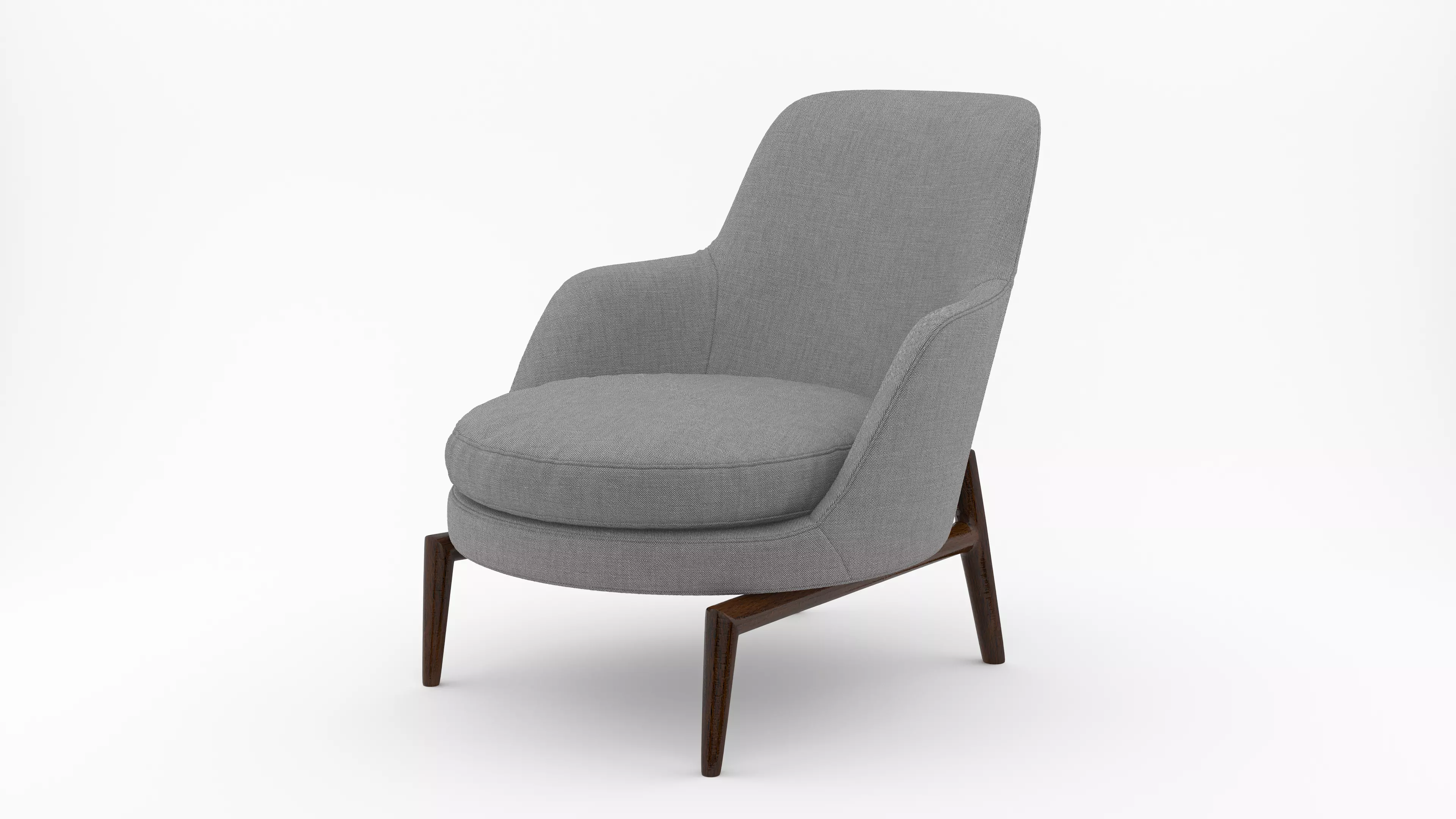 Leda Armchair 3D model_0