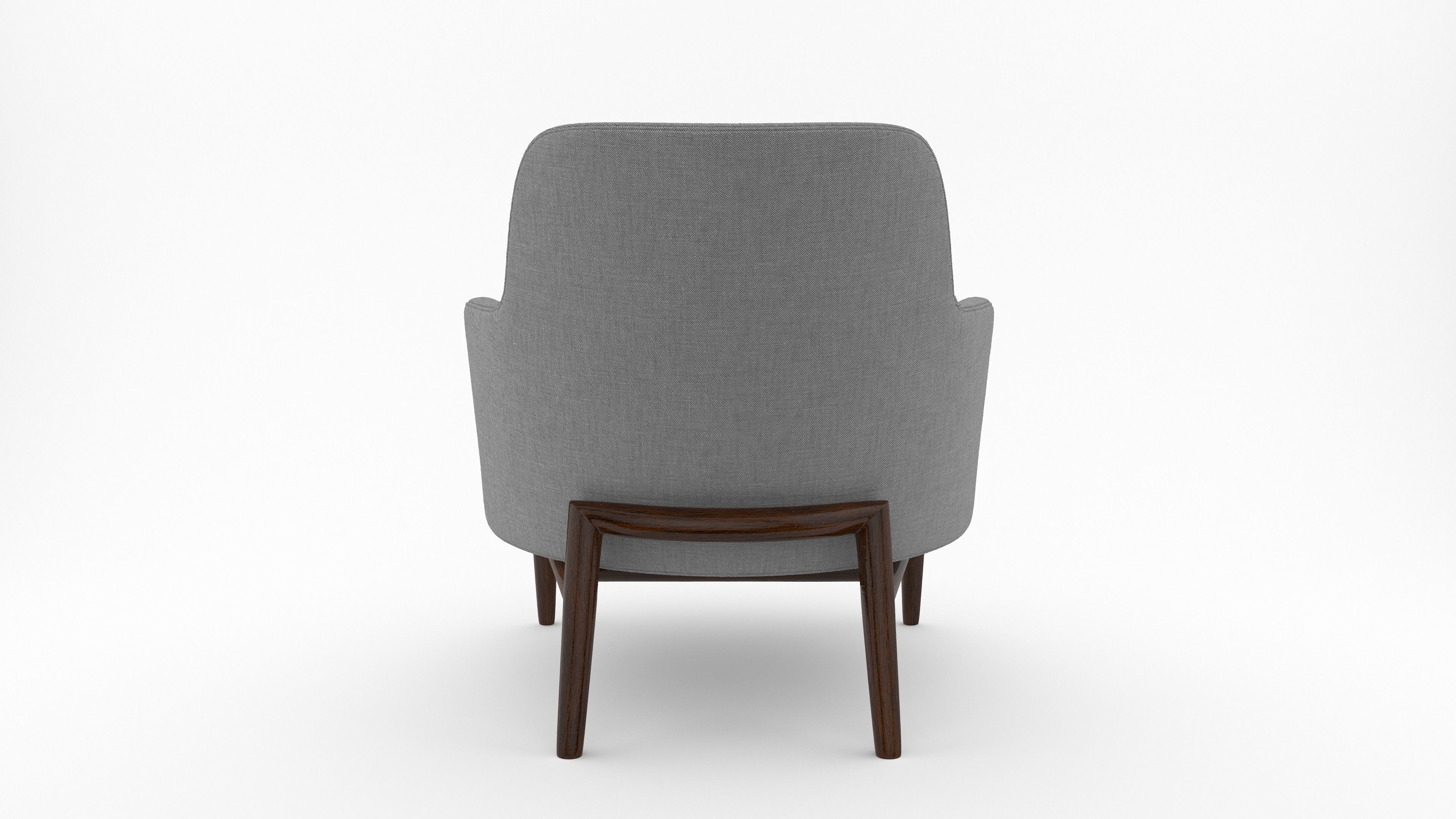 Leda Armchair 3D model_4