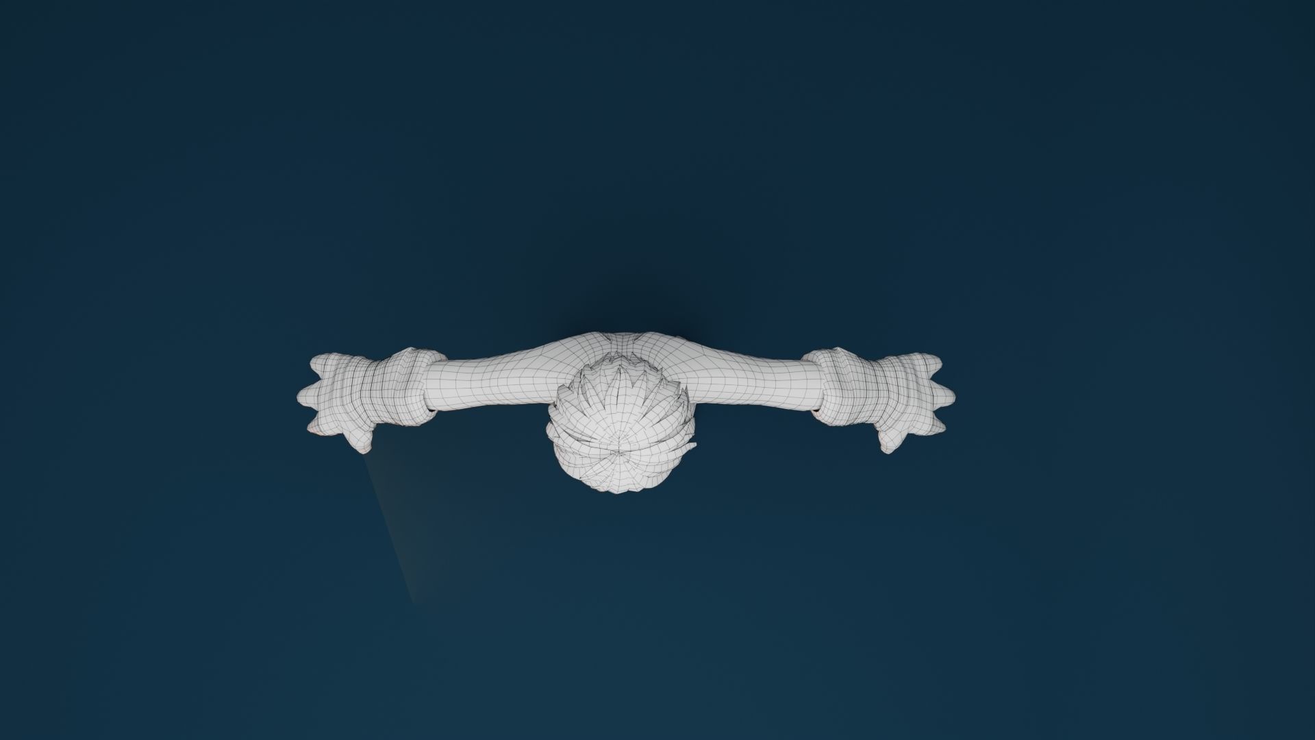 Fire Demon Character Low-poly 3D model_15