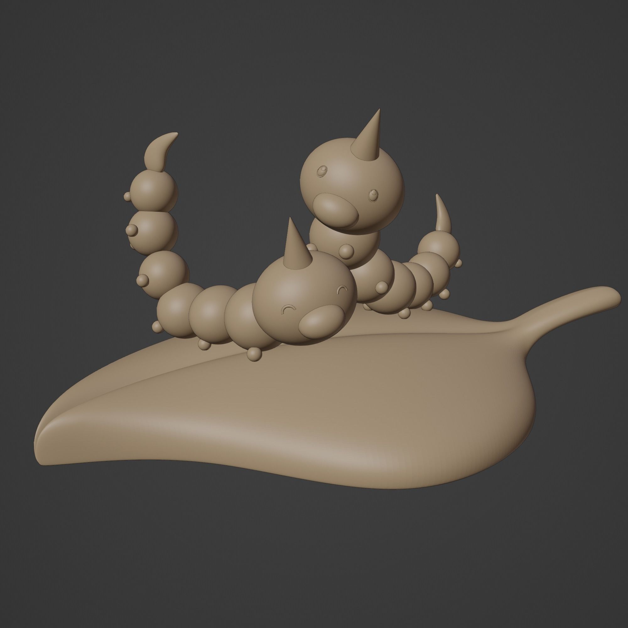 Pokemon - Weedle 3D print model_1
