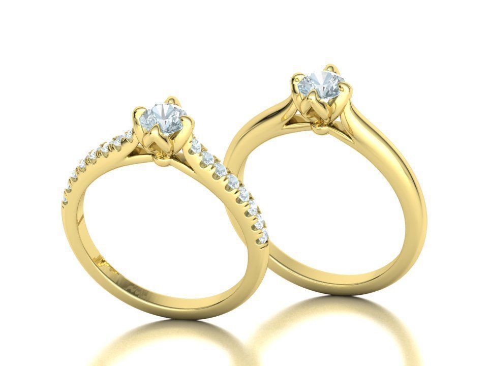 Bespoke Solitaire Rings Collection 2 RINGS _4