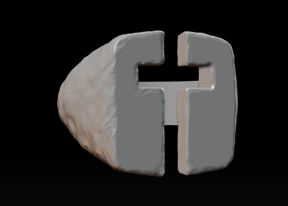 Cross Ring 3D print model_10