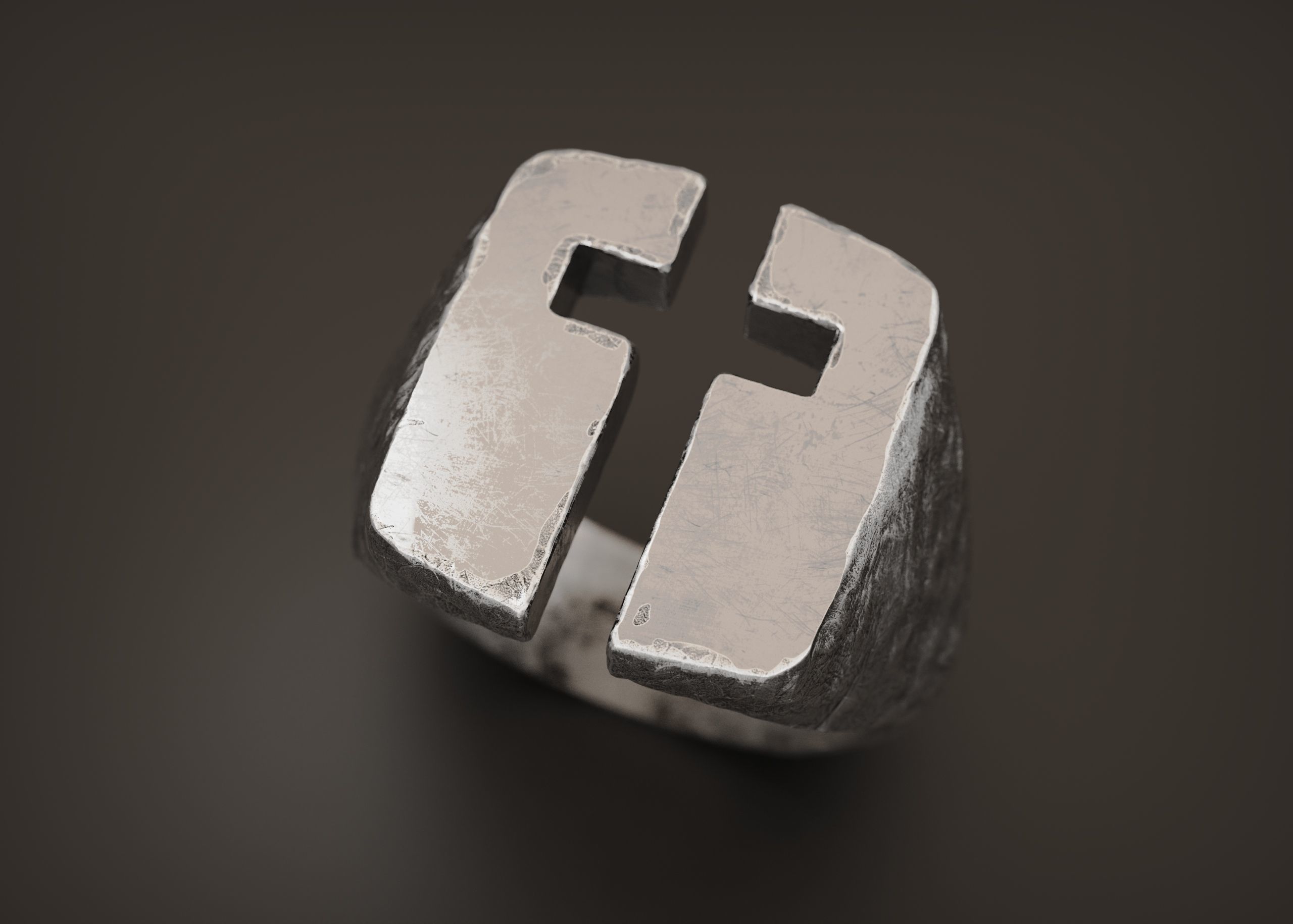 Cross Ring 3D print model_4