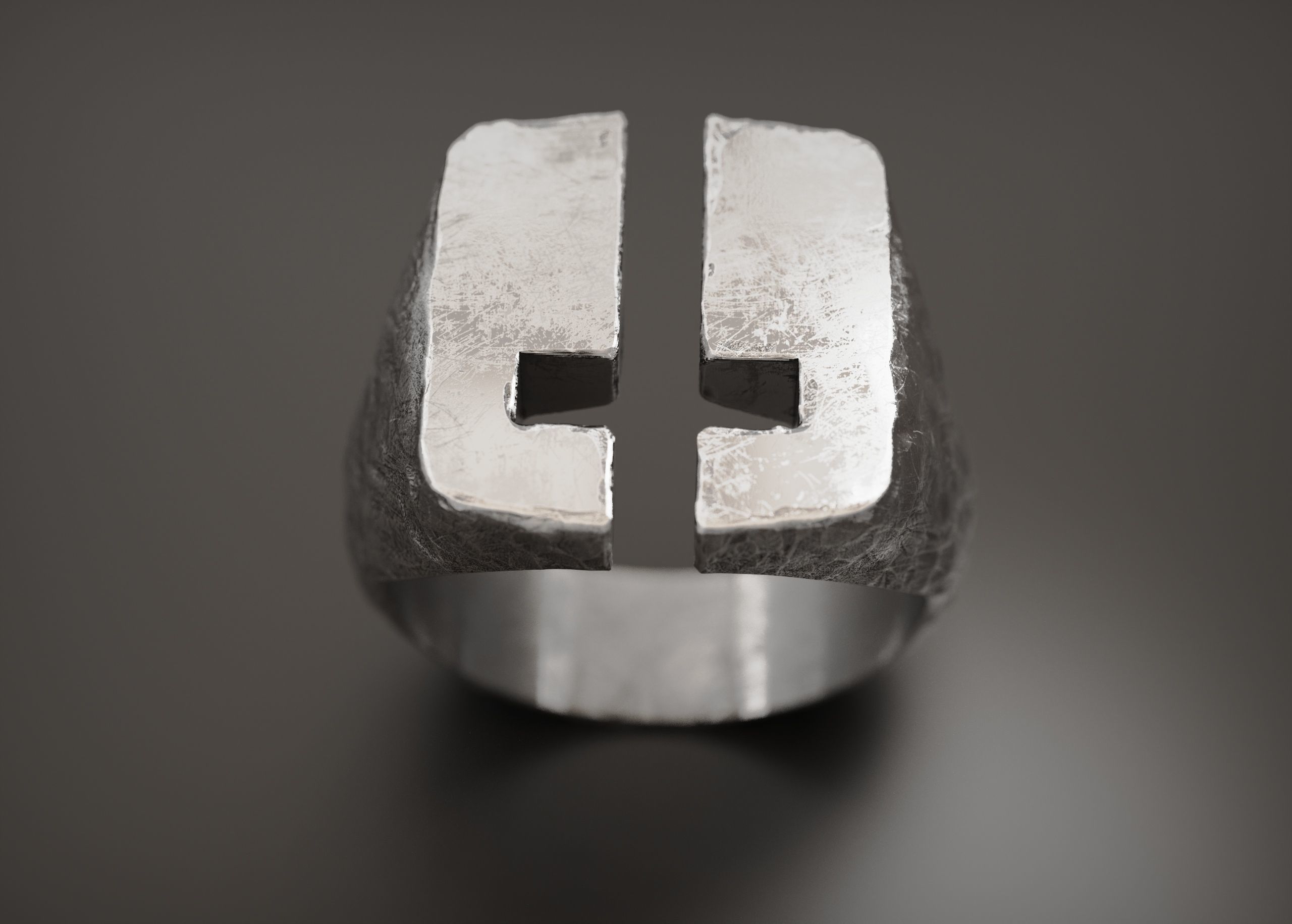 Cross Ring 3D print model_3