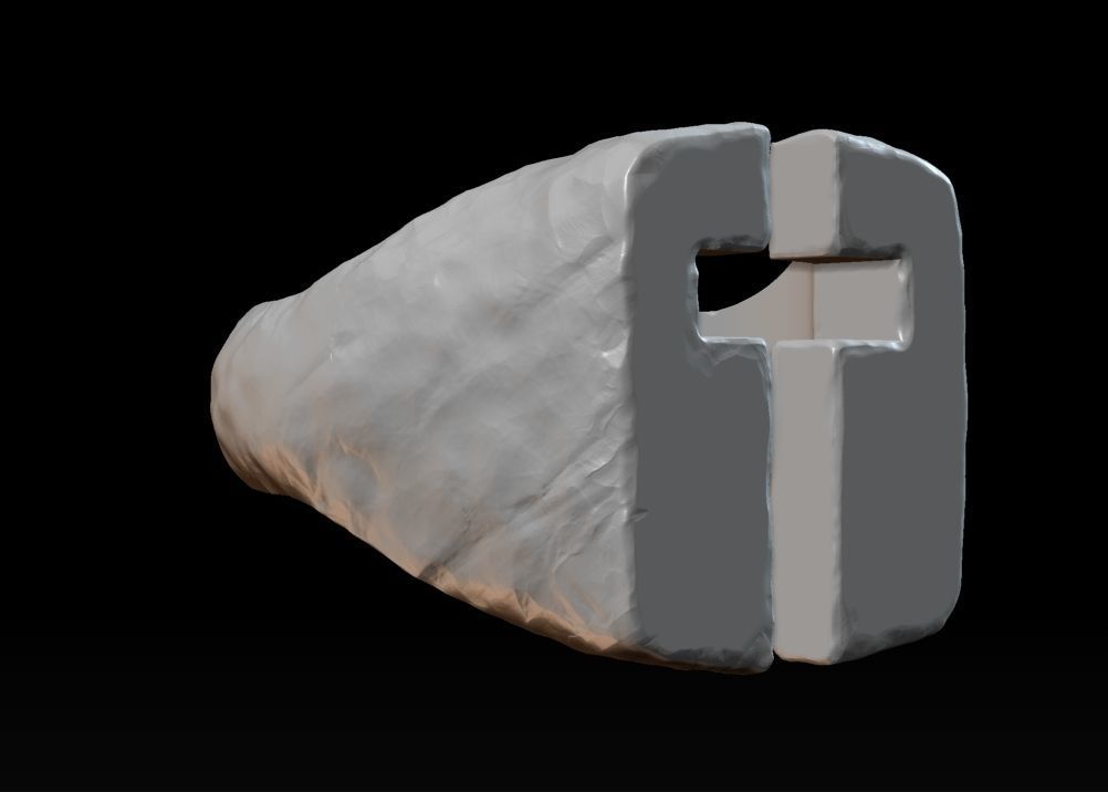 Cross Ring 3D print model_11