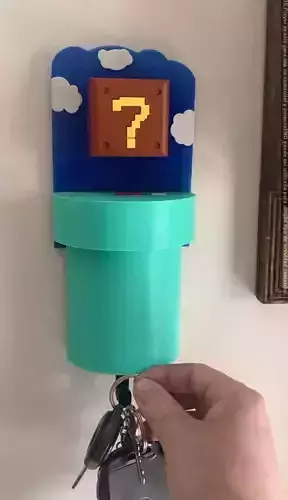 Mario Bros key holder
