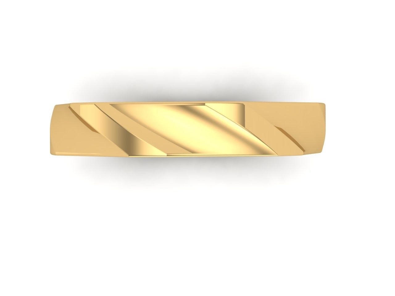 Engagement ring 3D print model_3