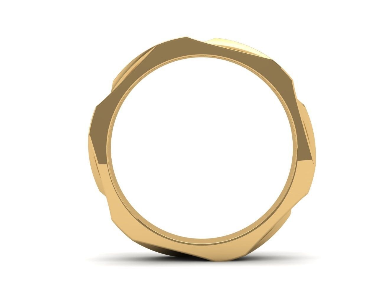 Engagement ring 3D print model_6