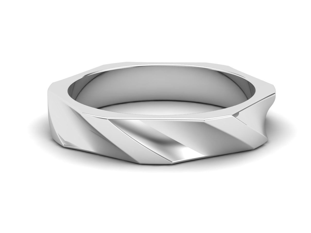 Engagement ring 3D print model_2