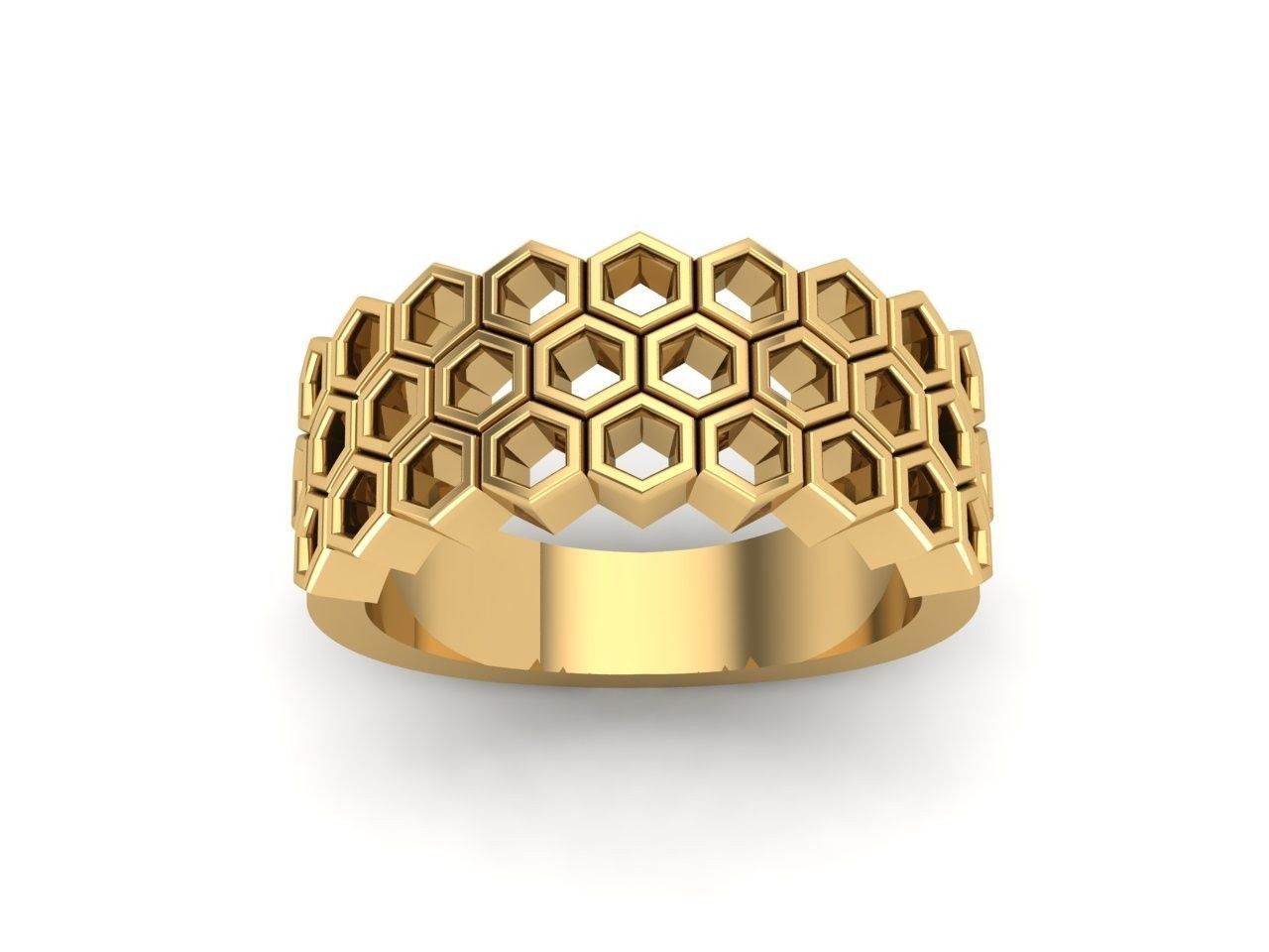 Fashion ring 3D print model_3