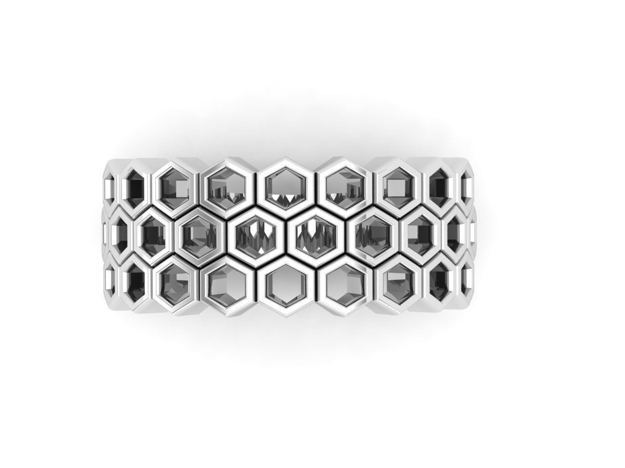 Fashion ring 3D print model_7