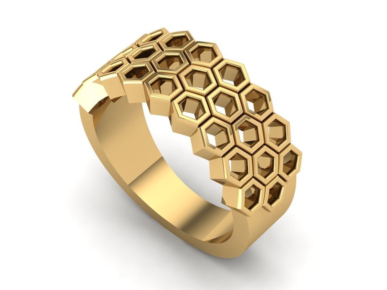 Fashion ring 3D print model_4