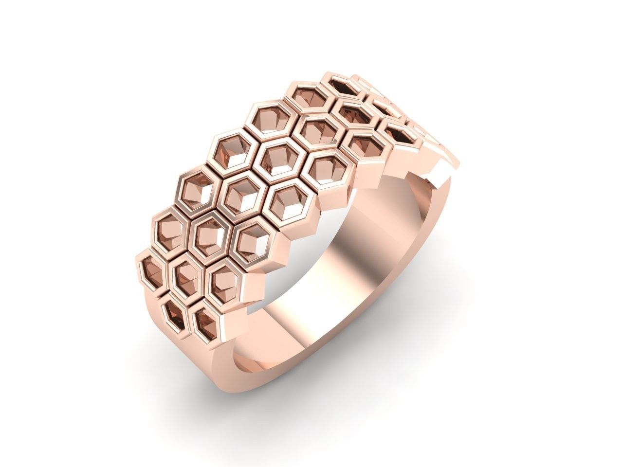 Fashion ring 3D print model_5