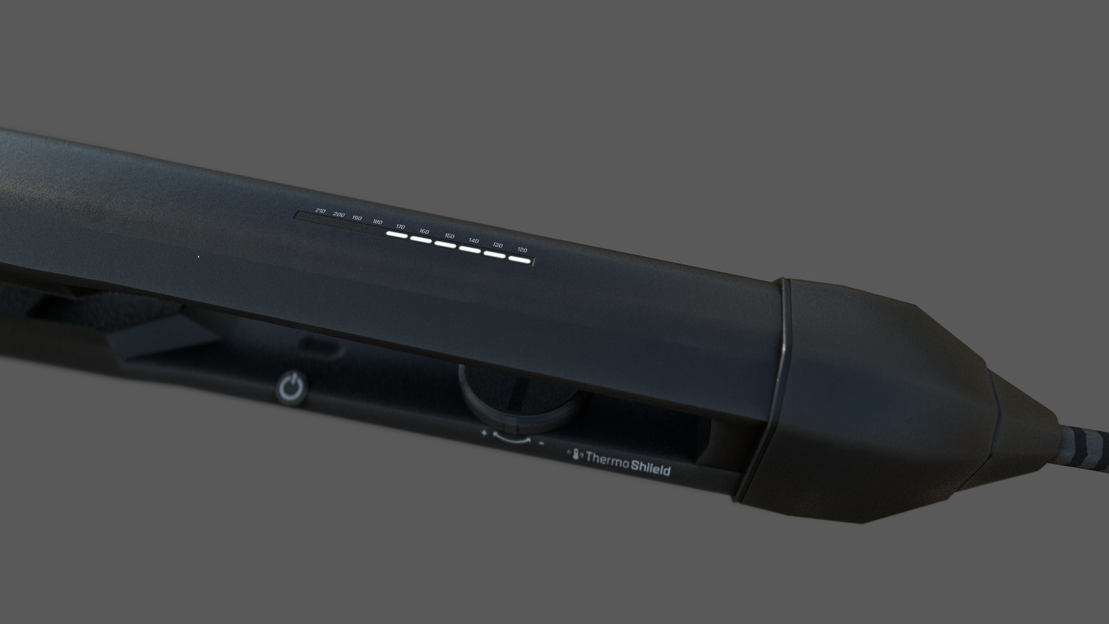 HAIR IRON Low-poly 3D model_3