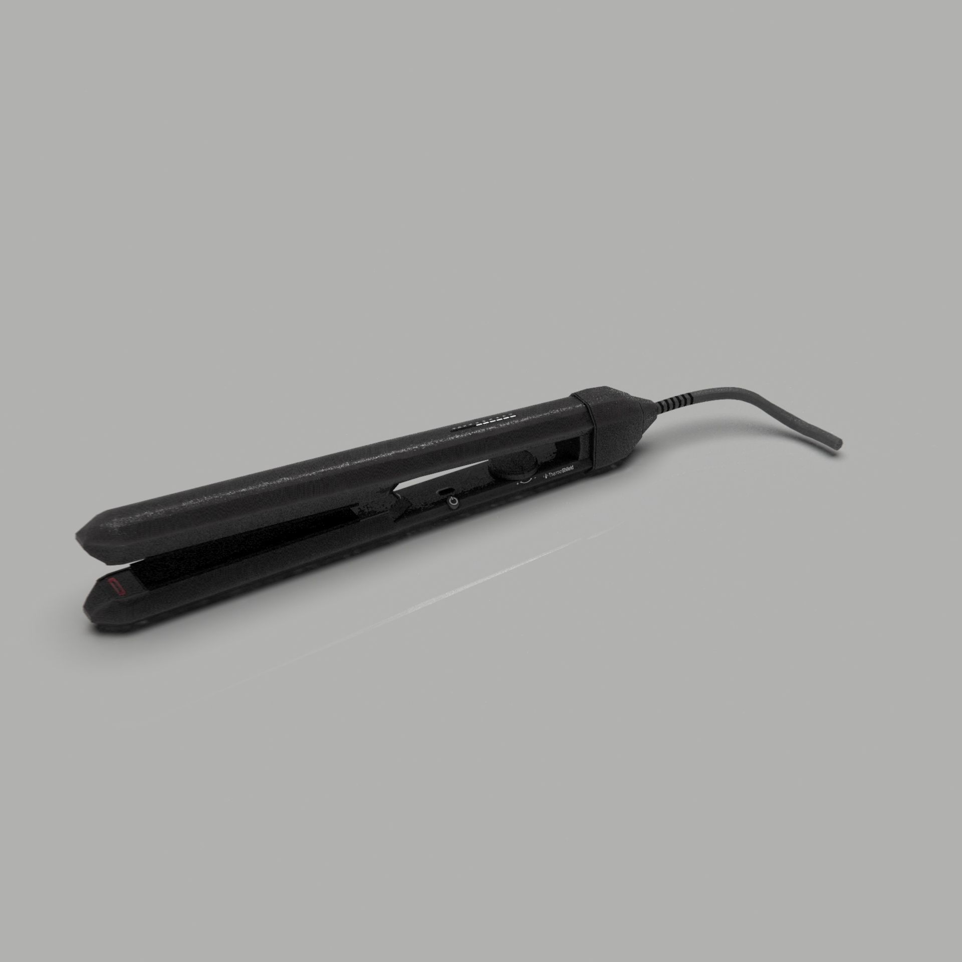 HAIR IRON Low-poly 3D model_4