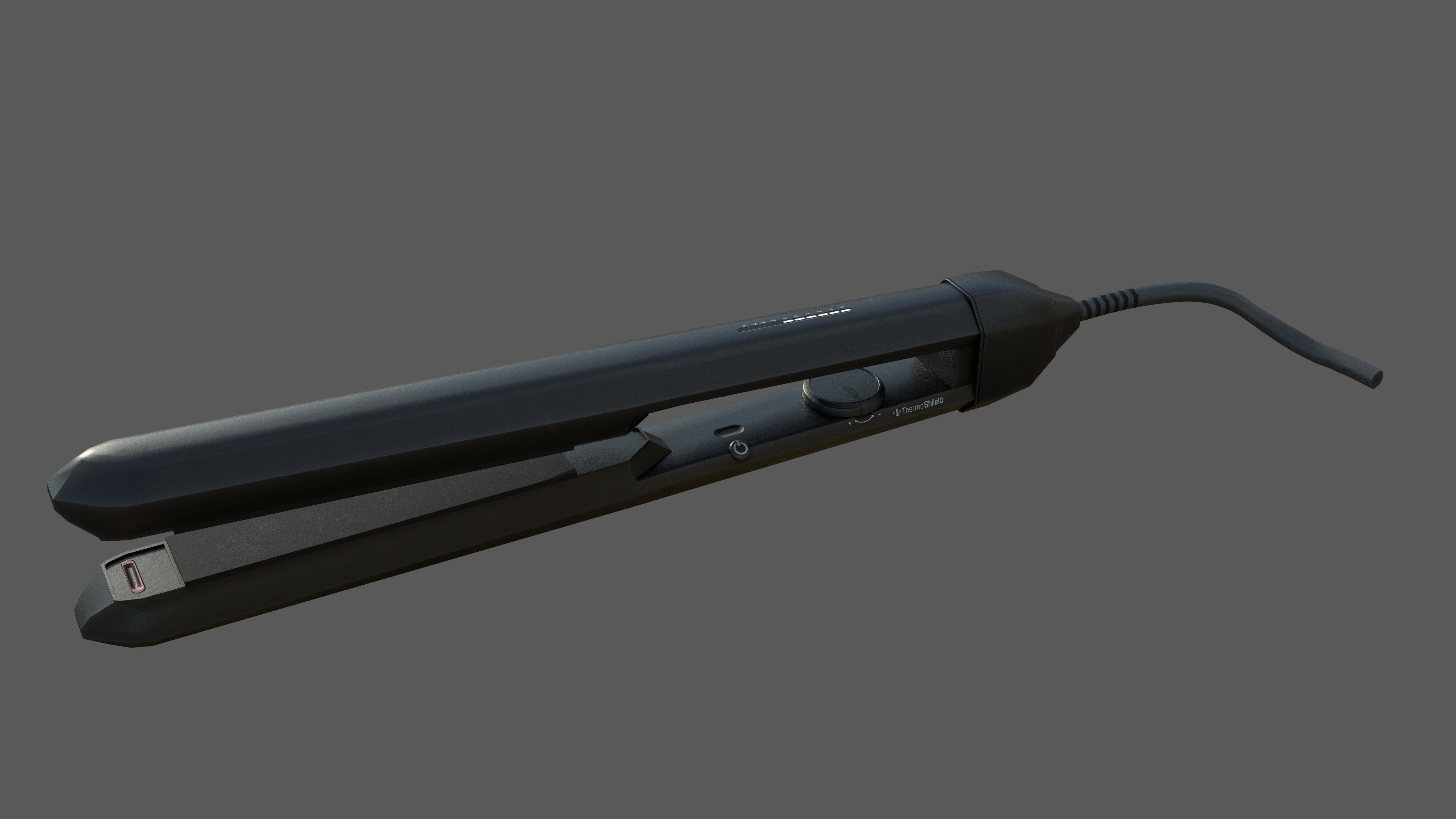 HAIR IRON Low-poly 3D model_2