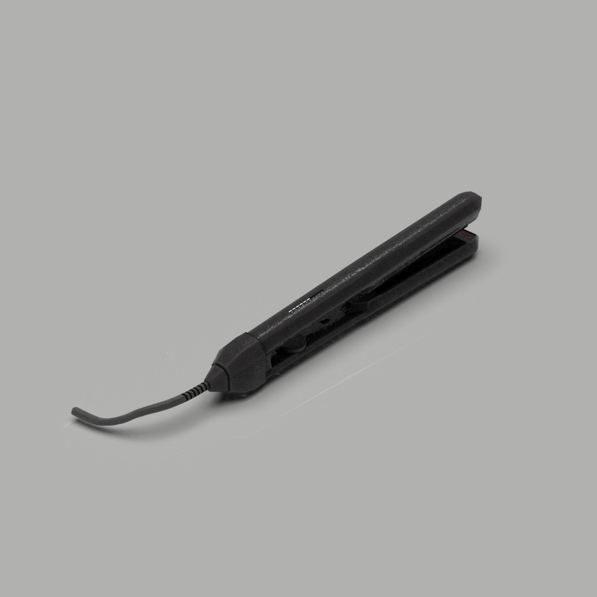 HAIR IRON Low-poly 3D model_7