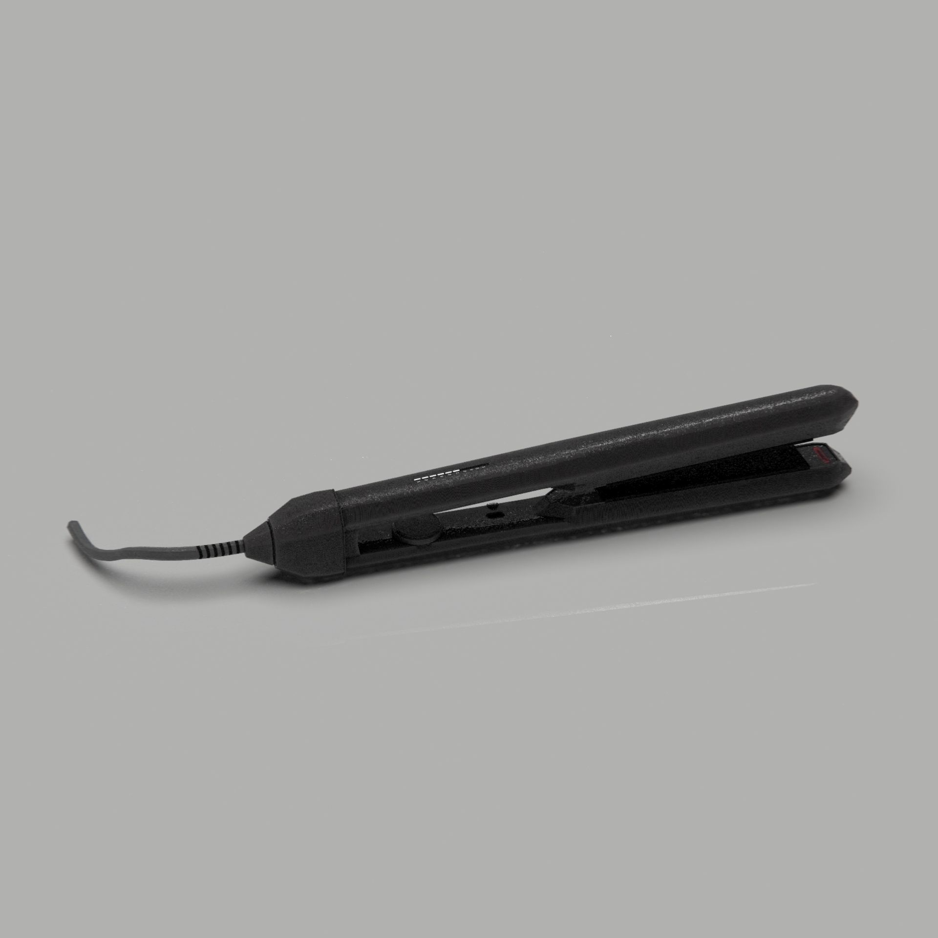 HAIR IRON Low-poly 3D model_8