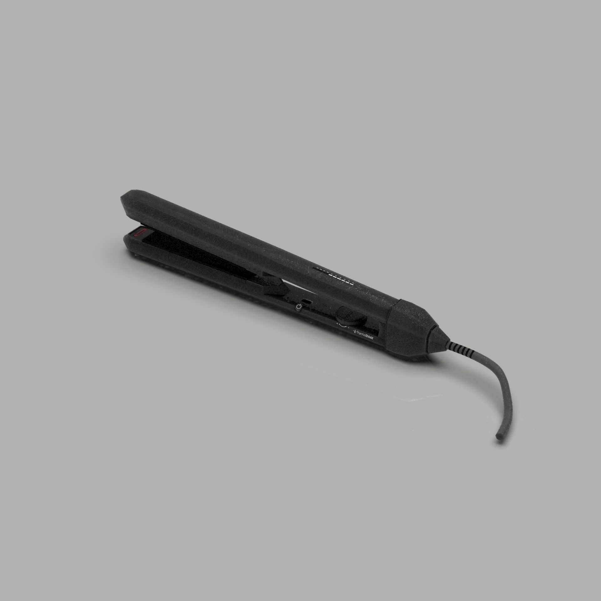 HAIR IRON Low-poly 3D model_5