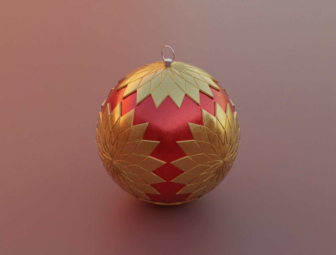 Christmas ornament 3D model for 3D print set 3D print model_7
