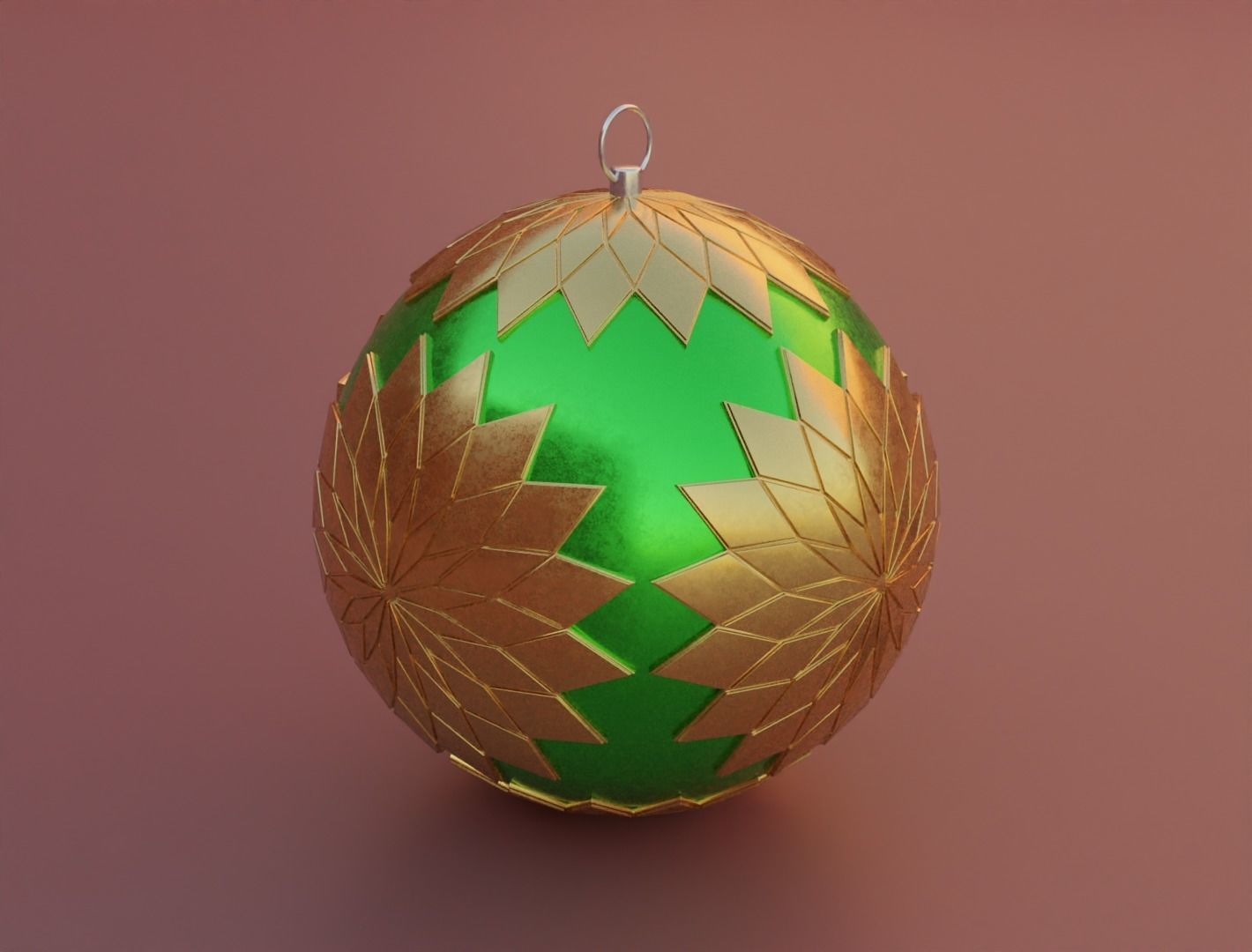 Christmas ornament 3D model for 3D print set 3D print model_21