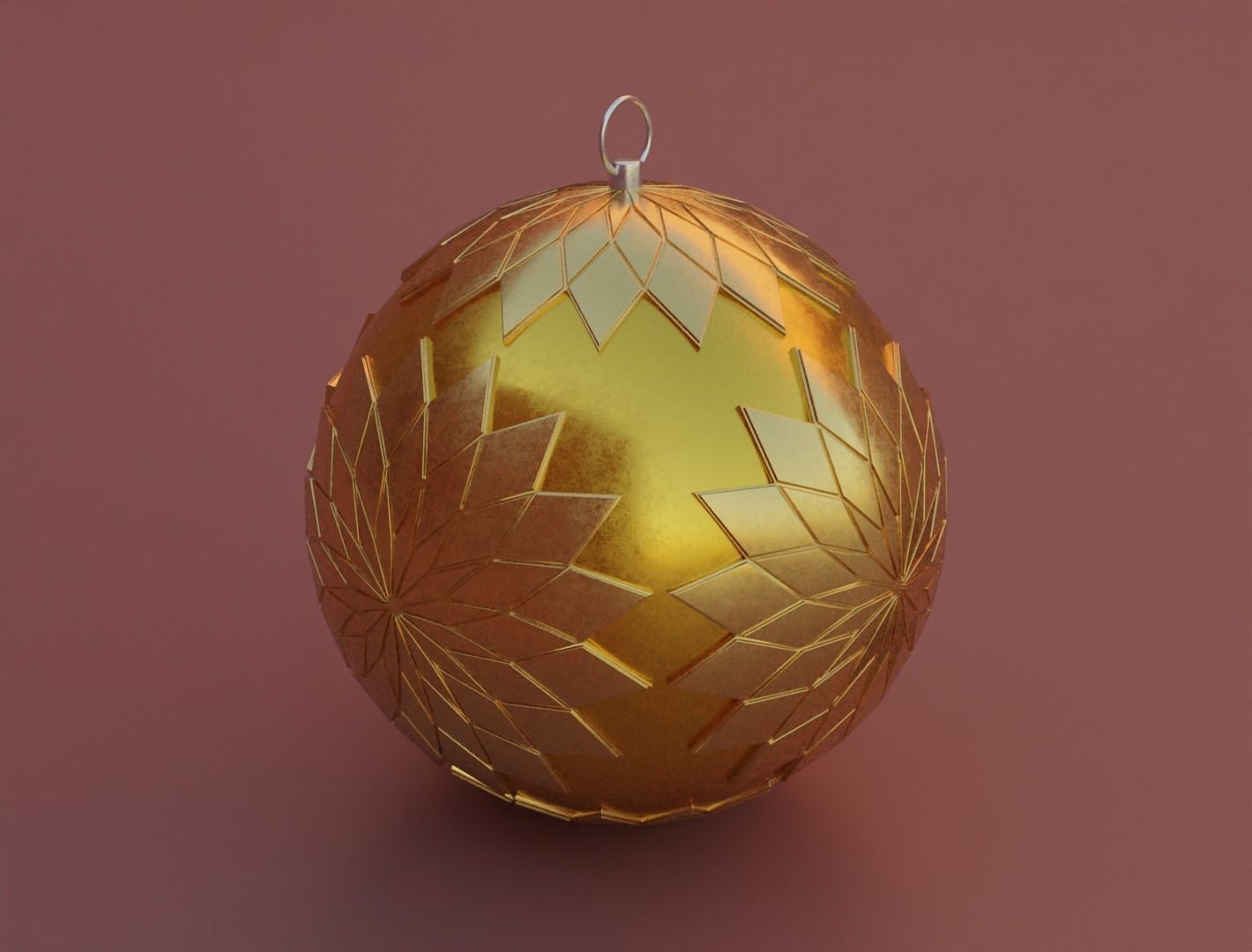 Christmas ornament 3D model for 3D print set 3D print model_31