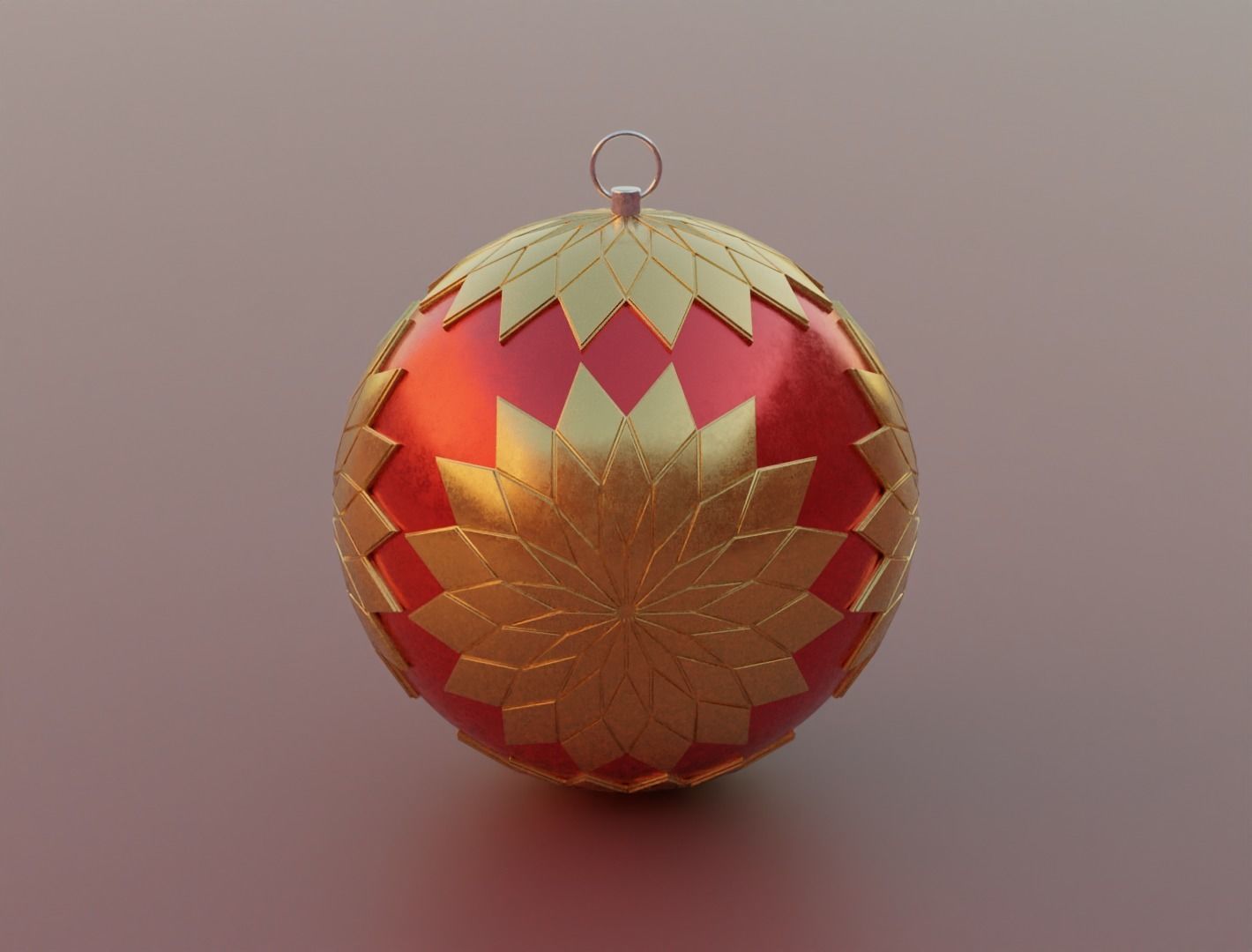 Christmas ornament 3D model for 3D print set 3D print model_6