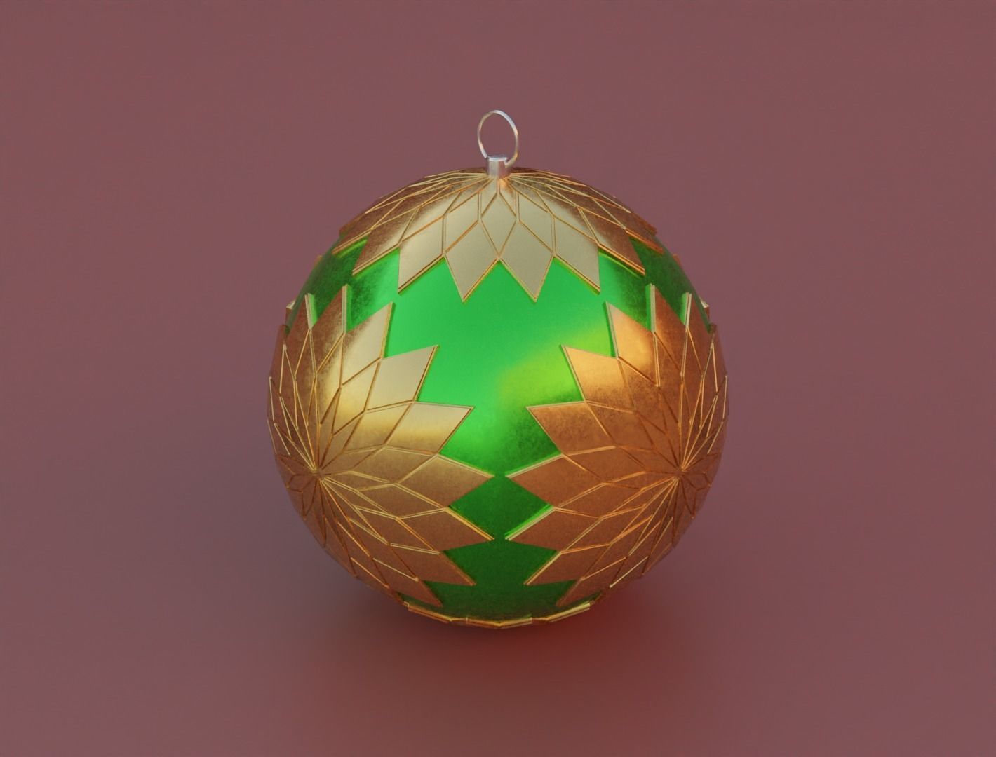 Christmas ornament 3D model for 3D print set 3D print model_29