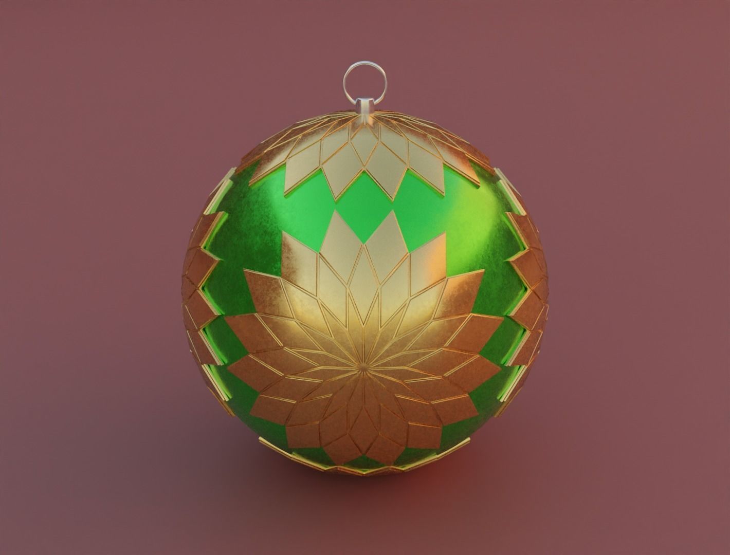 Christmas ornament 3D model for 3D print set 3D print model_22