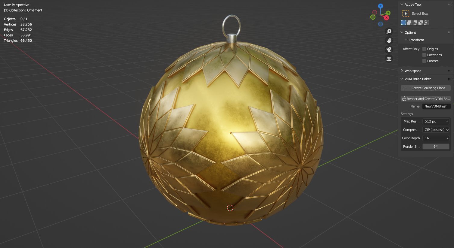 Christmas ornament 3D model for 3D print set 3D print model_50