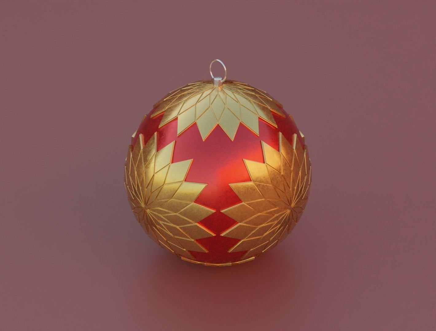 Christmas ornament 3D model for 3D print set 3D print model_9