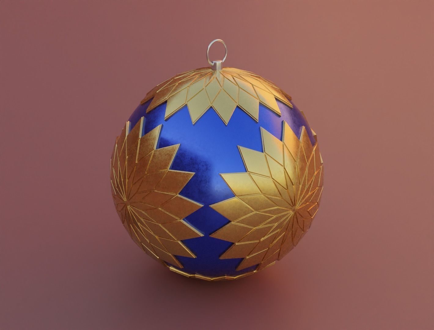 Christmas ornament 3D model for 3D print set 3D print model_11