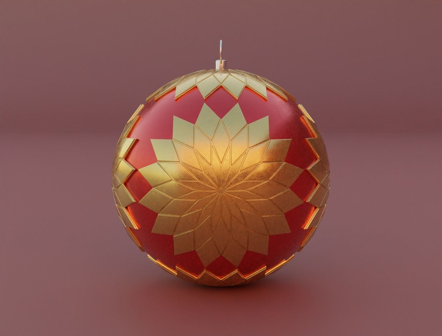 Christmas ornament 3D model for 3D print set 3D print model_5
