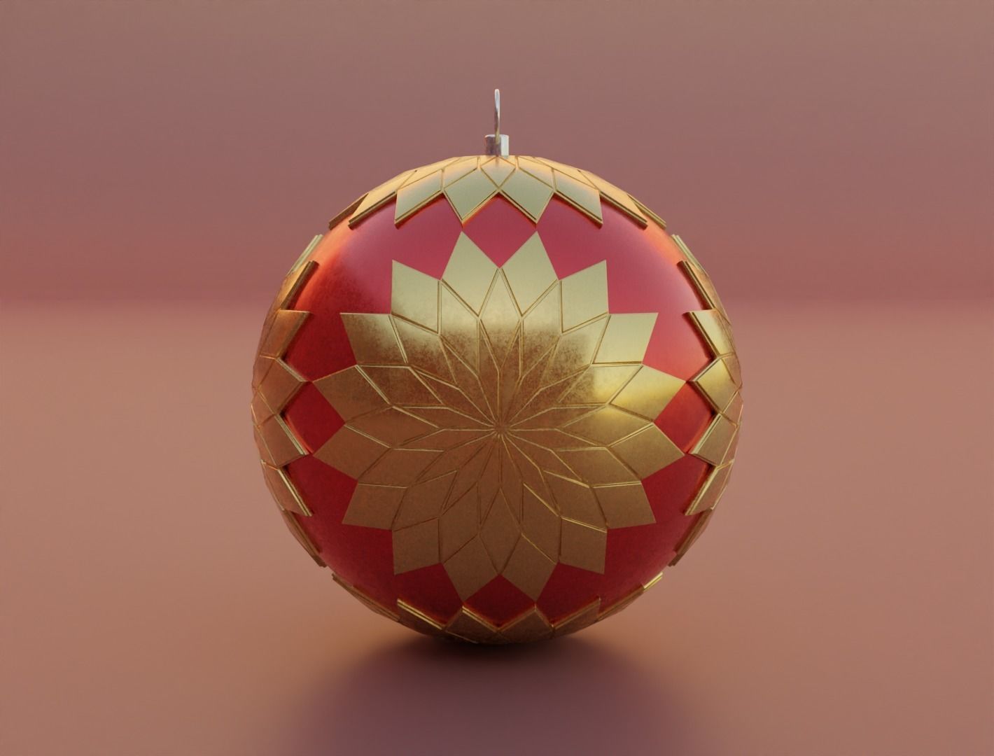 Christmas ornament 3D model for 3D print set 3D print model_4
