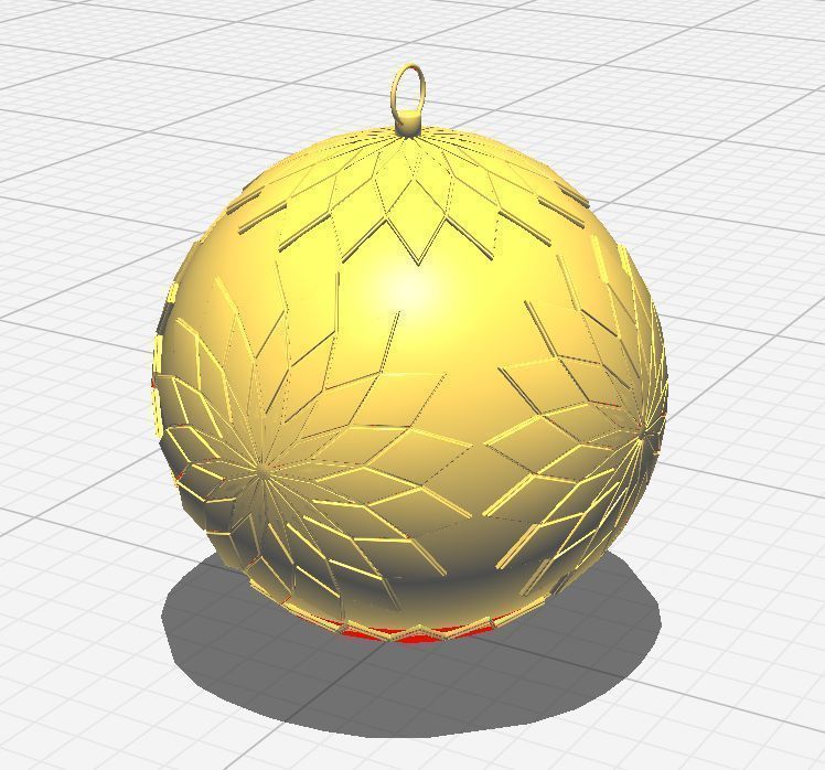 Christmas ornament 3D model for 3D print set 3D print model_58