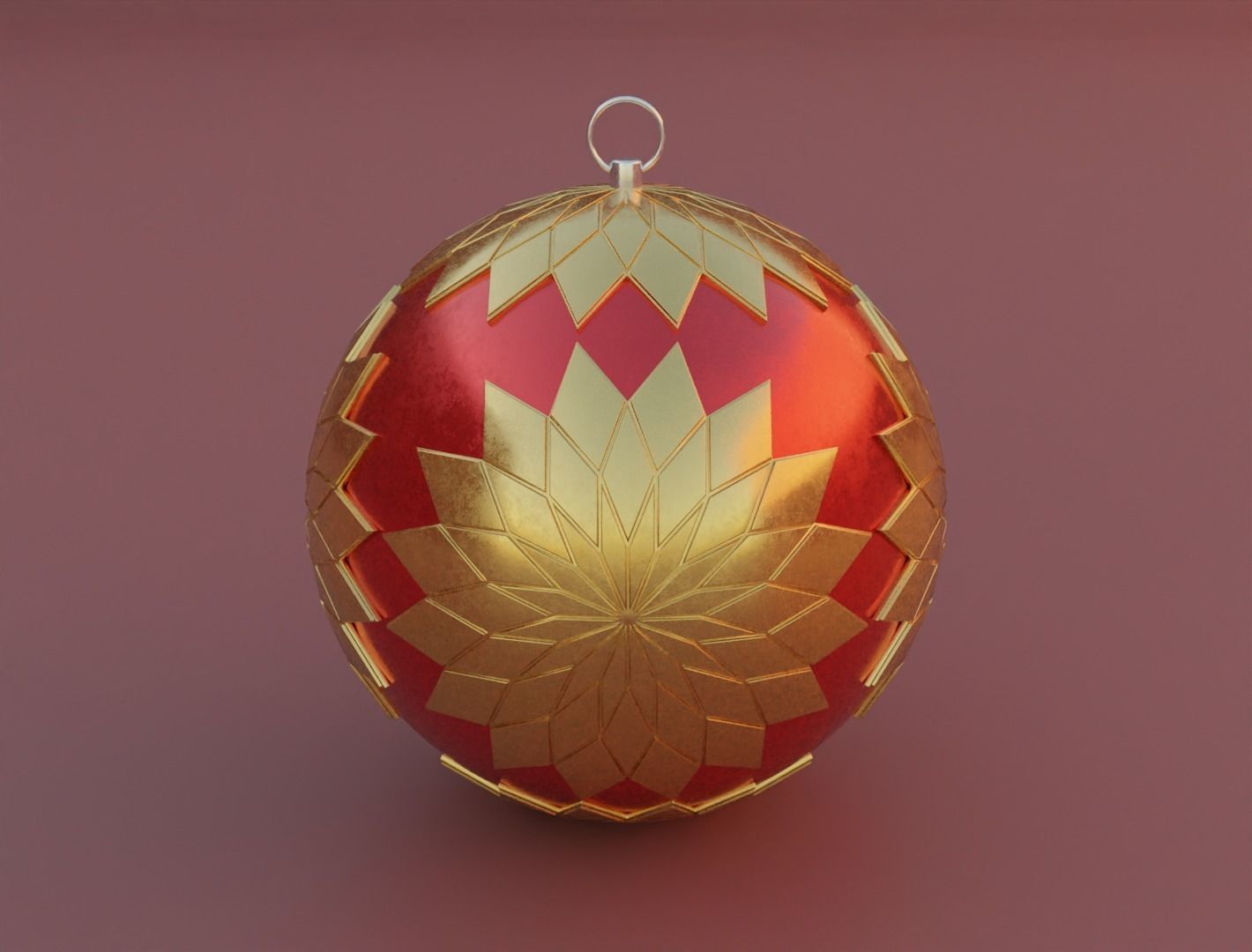 Christmas ornament 3D model for 3D print set 3D print model_2