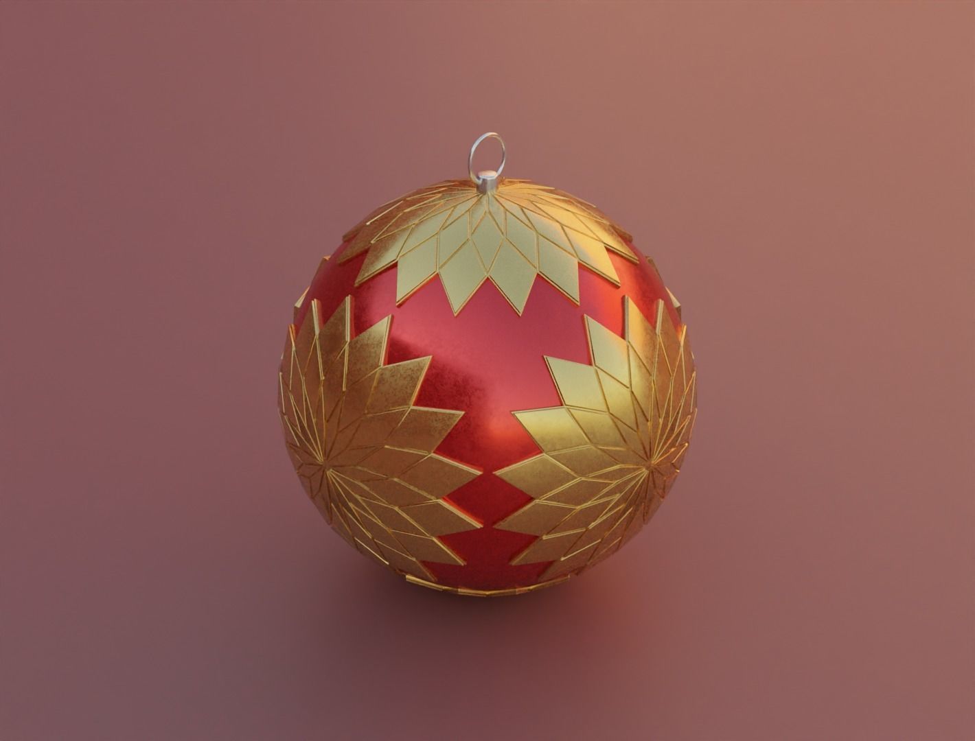 Christmas ornament 3D model for 3D print set 3D print model_8