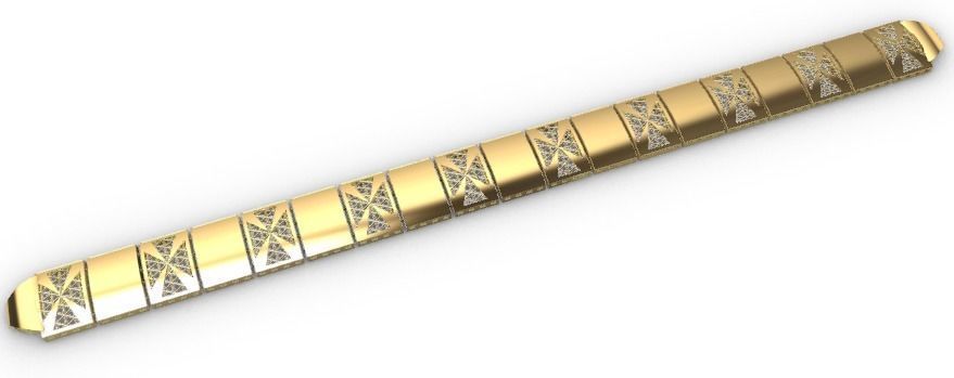 BRACELETS 50 MODELS 3D AND STL WITH SUPPOR READY TO 3D PRINTER 3D print model_18