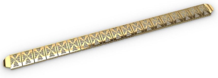 BRACELETS 50 MODELS 3D AND STL WITH SUPPOR READY TO 3D PRINTER 3D print model_19