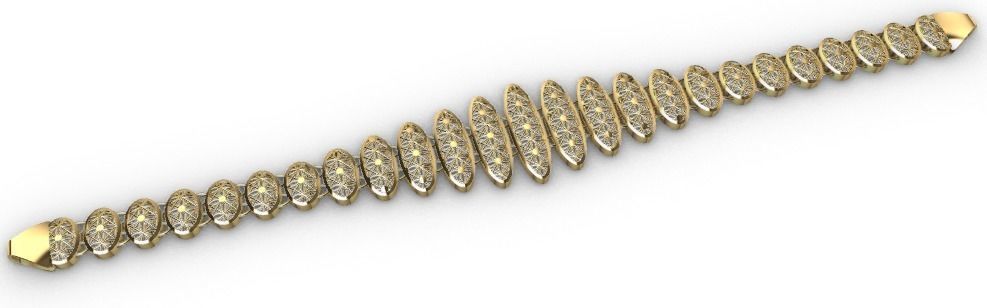 BRACELETS 50 MODELS 3D AND STL WITH SUPPOR READY TO 3D PRINTER 3D print model_22