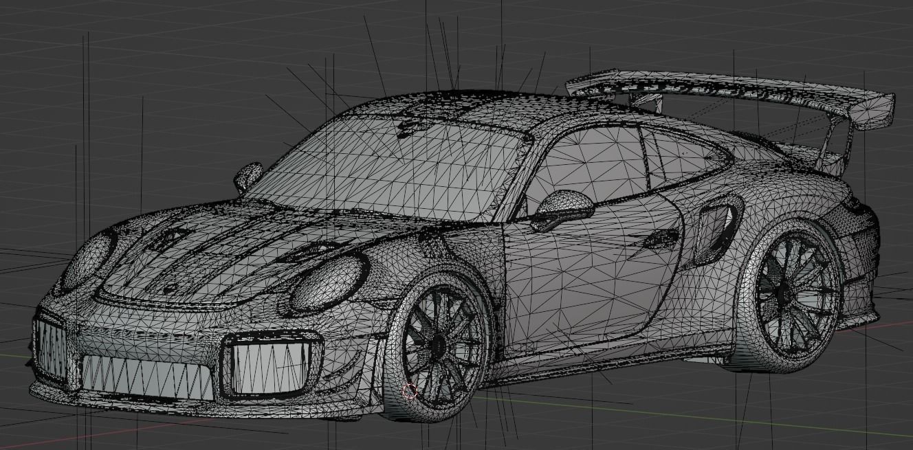 porsche gt2rs 3D model_8